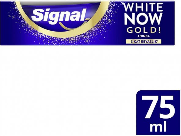 Signal White Now Anında Beyazlık Gold Diş Macunu 75 Ml