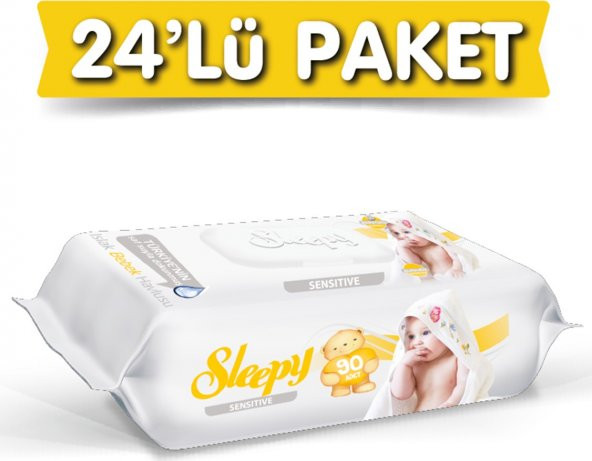 Sleepy Sensitive Islak Havlu Mendil 90 x 24lü 2160 Yaprak