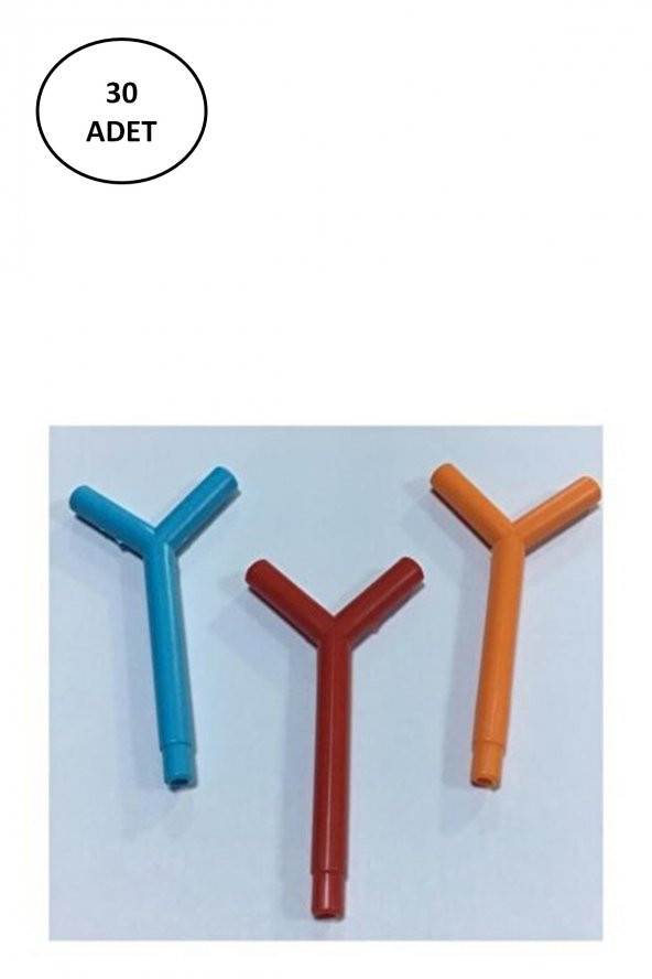 Misyon Plastik Y Borusu 30 adet - 1