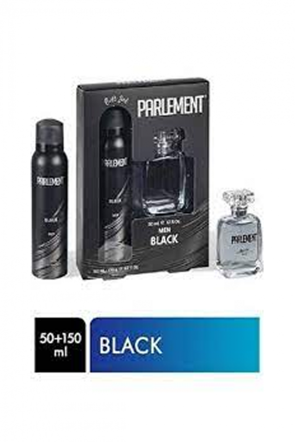 Parlement 50 Ml Black Erkek Parfüm + 150 Ml Deodorant Seti