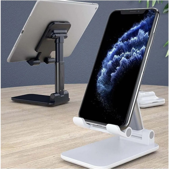 MEKs'ten Masaüstü Telefon Standı Yükseklik ve Açısı Ayarlanabilir Telefon Tutucu ve Tablet Standı TB - 8