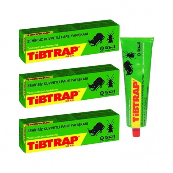 Tibtrap Zehirsiz Fare Yapışkanı 125 Ml x 3 Adet