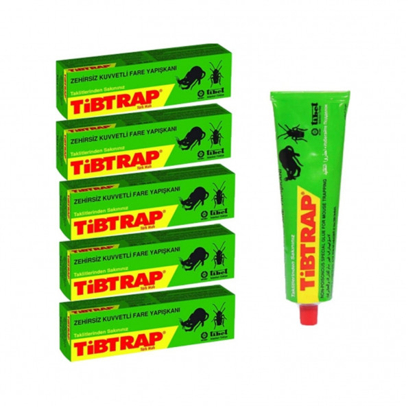 Tibtrap Zehirsiz Fare Yapışkanı 125 Ml x 5 Adet