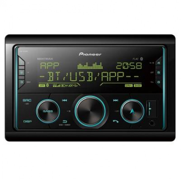 Pioneer MVH-S620BT Bluetooth USB li Oto Teyp - Resmi Distribütör Garantili