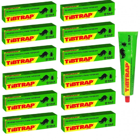 Tibtrap Zehirsiz Fare Yapışkanı 125 Ml x 12 Adet