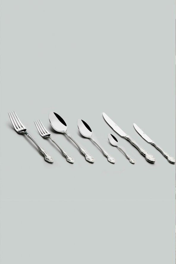 Nehir adriana çatal kaşık takımı seti -89 parça kaşık çatal seti 12 kişilik - 3