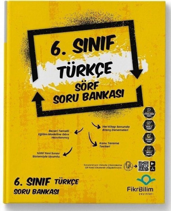 Fikri Bilim 6. Sınıf Türkçe Sörf Soru Bankası - 1