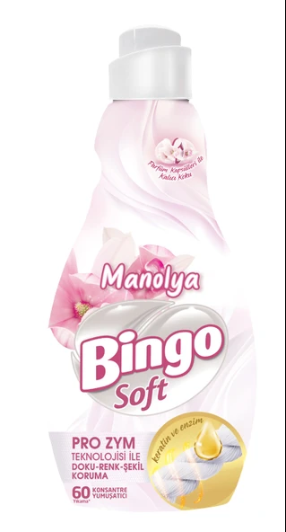 Bingo Soft Çamaşır Yumuşatıcı Konsantre 1440ML Manolya Bahçesi - 2
