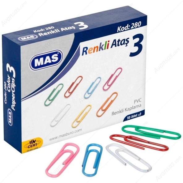 Atas Rıo Renklı (Pvc Kaplı) 28 Mm
