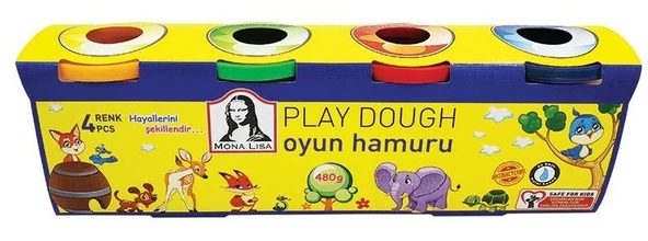 Monalisa Play Dough Oyun Hamuru 4 Lü 480 G