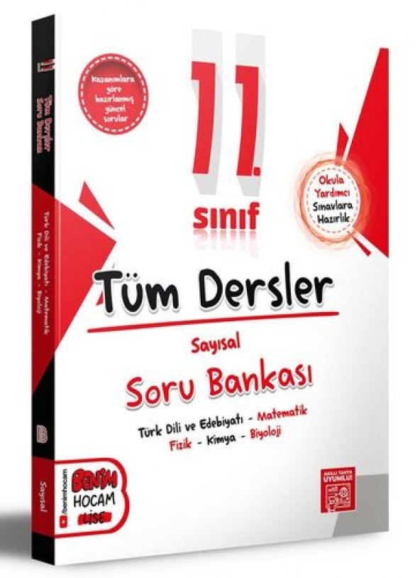 2024 11. Sınıf Sayısal Tüm Dersler Soru Bankası Benim Hocam Yayınları