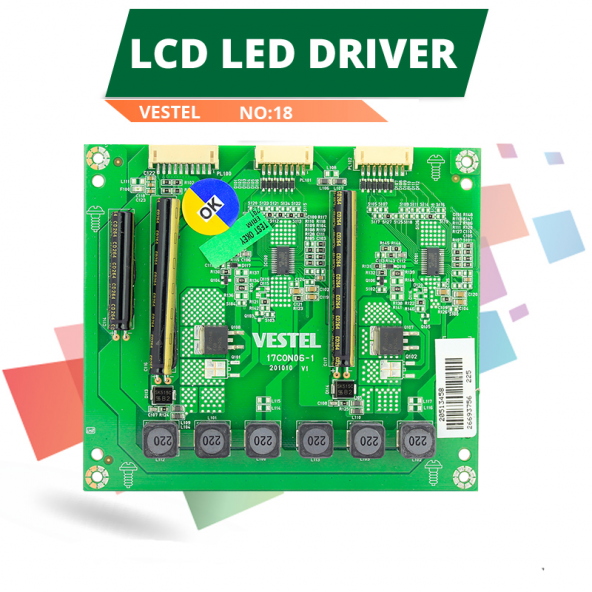 LCD LED DRİVER VESTEL (17CON06-1,20513458) (NO:18) (4353)