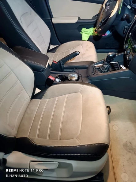 Volkswagen Jetta Araca Özel Dikim Koltuk Kılıfı - Resim 2