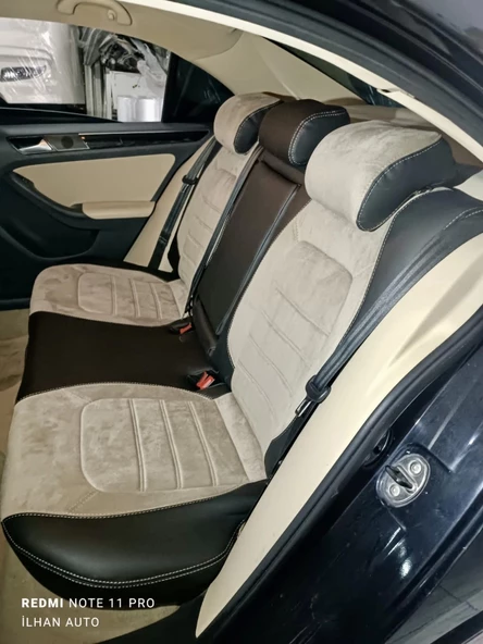 Volkswagen Jetta Araca Özel Dikim Koltuk Kılıfı - Resim 4