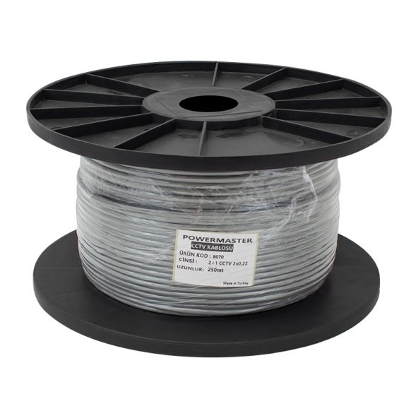 KAMERA KABLOSU CCTV CCA 2+1 X 0.22 250 METRE (4353)