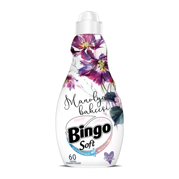 Bingo Soft Çamaşır Yumuşatıcı Konsantre 1440ML Manolya Bahçesi (3 Lü Set) - 2