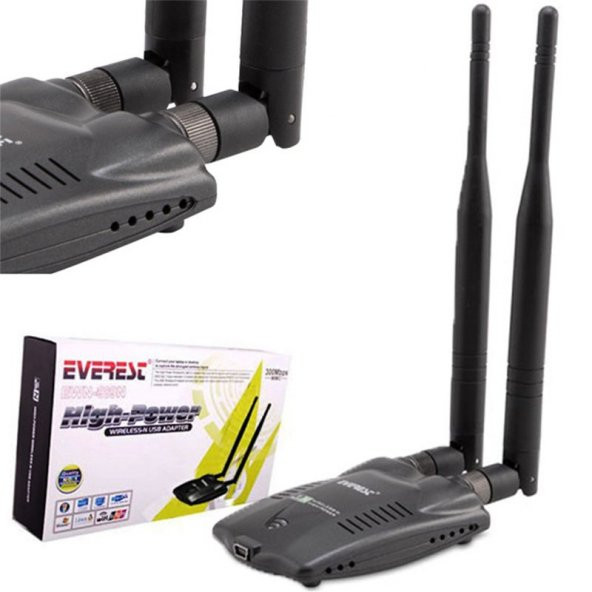 EVEREST EWN-689N 300 MBPS WIRELESS USB ÇİFT ANTEN (4353)
