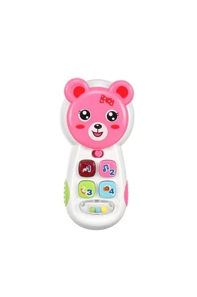 Zeytoys ZEY2023 Müzikli Telefon,Oyuncak Müzikli Işıklı Aynalı Telefon - 3