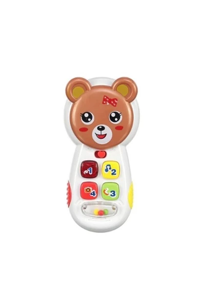 Zeytoys ZEY2023 Müzikli Telefon,Oyuncak Müzikli Işıklı Aynalı Telefon - 2