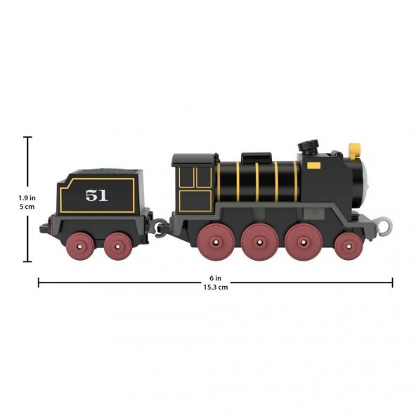 Fisher Price Thomas Büyük Tekli Tren Sür Bırak HFX91 HDY67 Hiro - 5