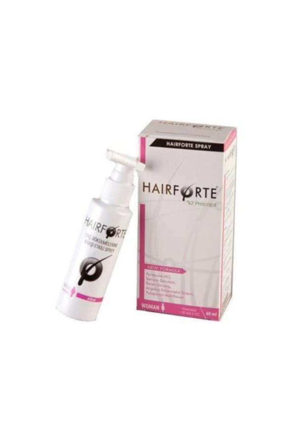 Hair Forte Kadın 2 Procapil 60 Ml Dökülmelere Saç Spreyi