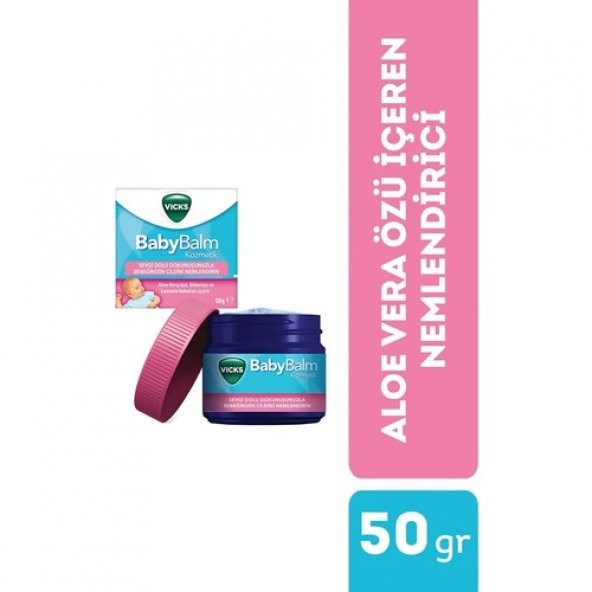 Vicks Baby Balm Nemlendirici Bebek Bakım Kremi 50 gr