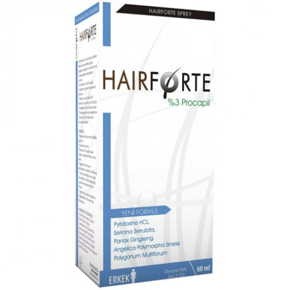 Hair Pharma Hair Forte Erkek 3 Procapil Sprey 60 ml