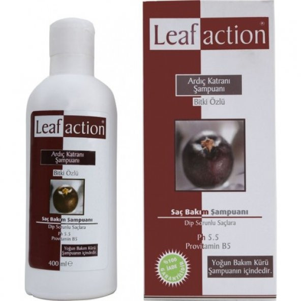 Leaf Action Bitki Özlü Ardıç Katranı Şampuanı 400 ml