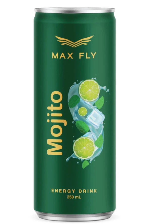 MAX FLY MOJİTO ENERJİ İÇECEĞİ 250 ML 24 ADET