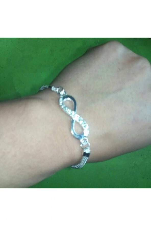 Kadın Bilekliği Sonsuzluk Bilekliği Kadın Takı Trend Bileklik - Resim 3