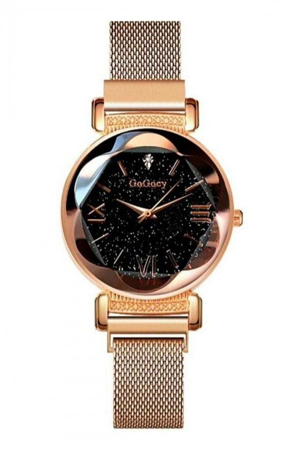 Kadın Kol Saati Lüks Moda Şık Trend Kol Saati Rose Gold ürün görseli 1