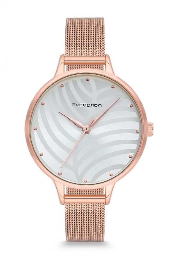 Kadın Rose Gold Hasır Kordon Kol Saati ürün görseli 1