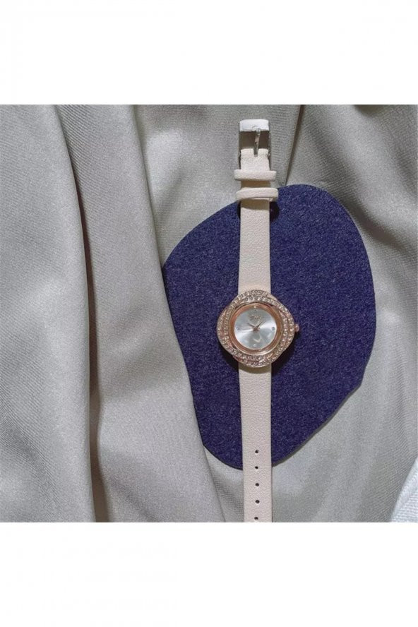 Kadın Kol Saati Lüks Moda Şık Trend Saat Rose Gold - Resim 3