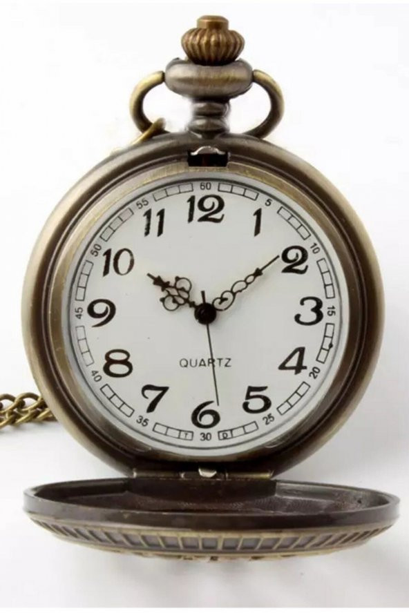 Köstekli Cep Saati Vintage Rakamlı ürün görseli 1