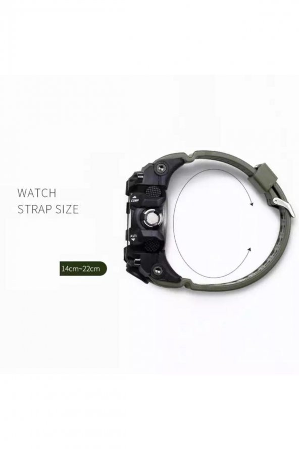 Erkek Kol Saati Su Geçirmez Dijital Spor Saat - Resim 5