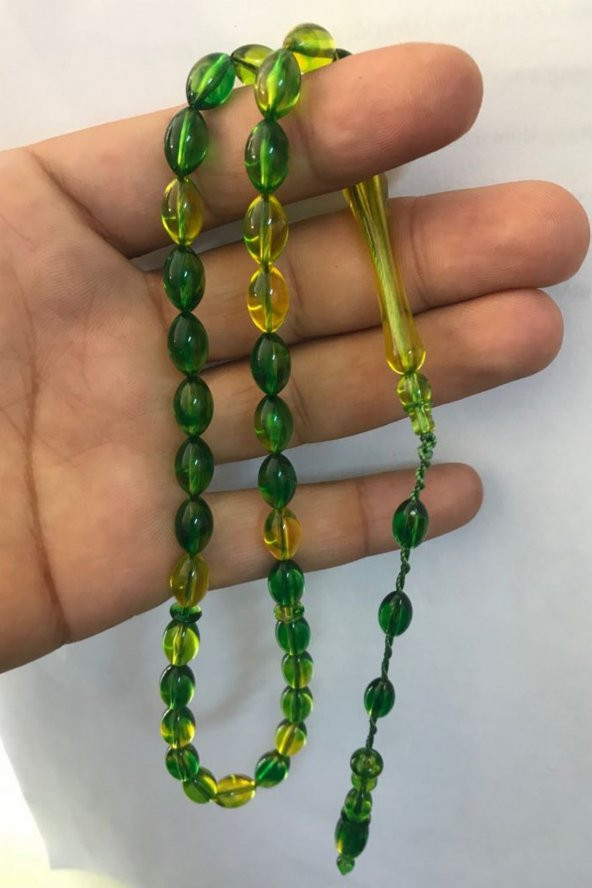 saattakı Toz Kehribar Tesbih ürün görseli 1