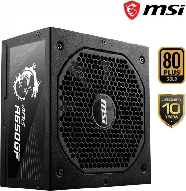 MSI MPG A650GF 650 W Power Supply Outlet - 4