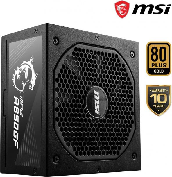 MSI MPG A850GF 850 W Power Supply Teşhir - 6