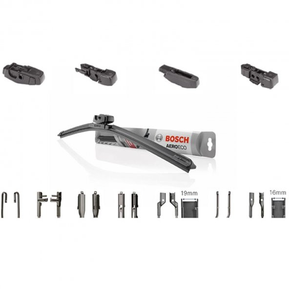 Bosch Aeroeco 4 Aparatlı Muz Silecek 470 mm - AE48 - Resim 2