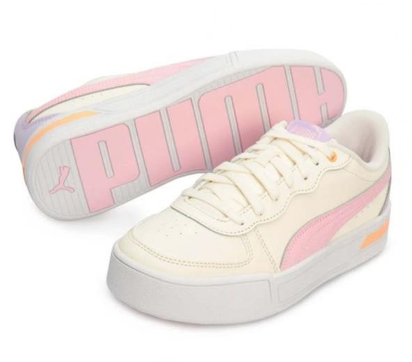 Puma Skye Lifestyle Morlu Unisex Beyaz Spor Ayakkabısı 37476410