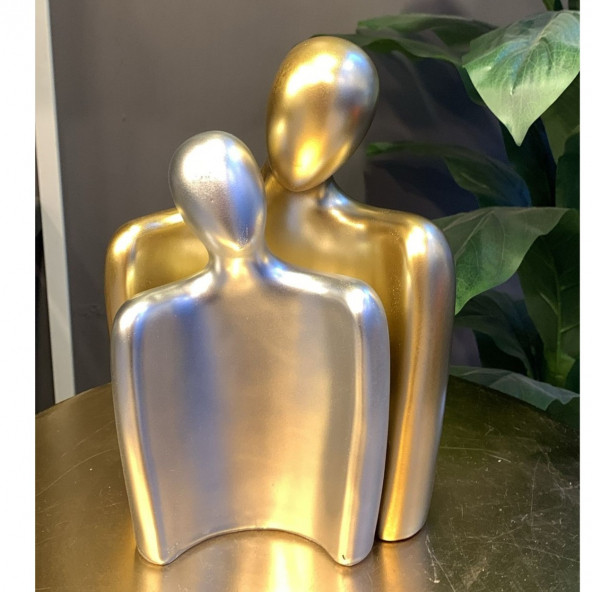 İKİLİ SOYUT SARILAN SEVGİLİ BİBLO BB425-6 - Resim 2