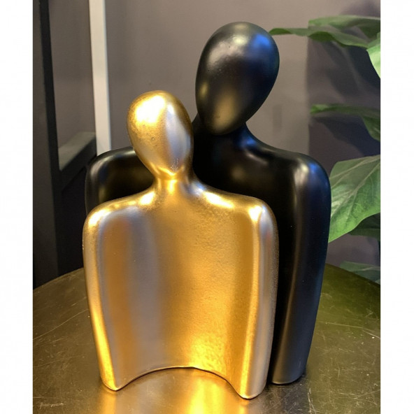 İKİLİ SOYUT SARILAN SEVGİLİ BİBLO BB425-7 - Resim 2