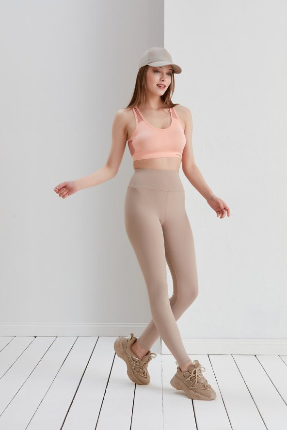 Thin Shop Şardonlu Fitilli Kışlık Tayt - 4