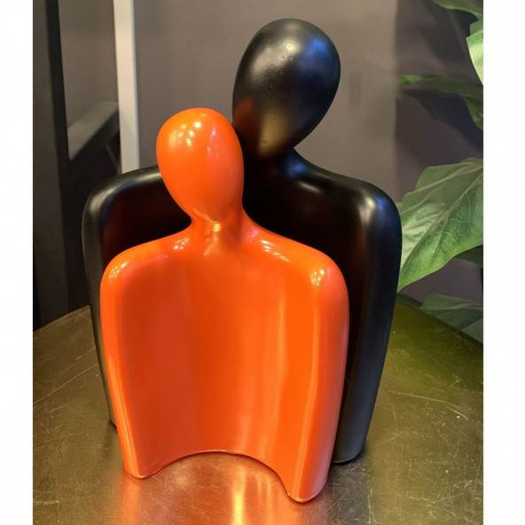 İKİLİ SOYUT SARILAN SEVGİLİ BİBLO BB425-9 - Resim 2