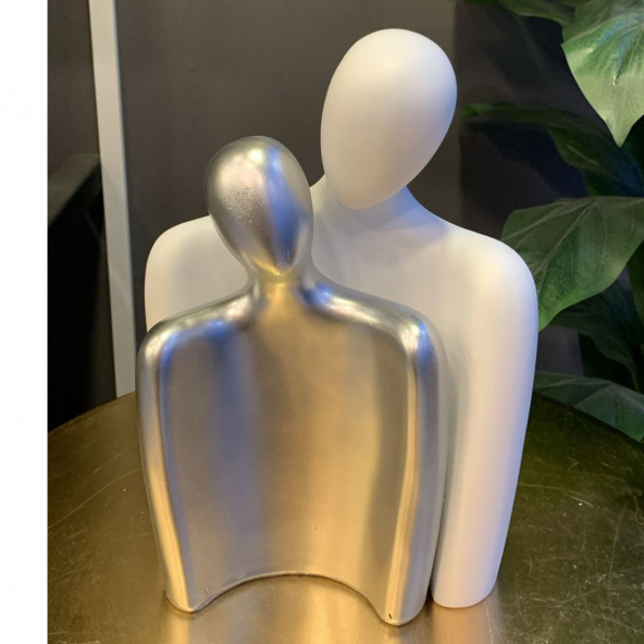 İKİLİ SOYUT SARILAN SEVGİLİ BİBLO BB425-11 - Resim 2