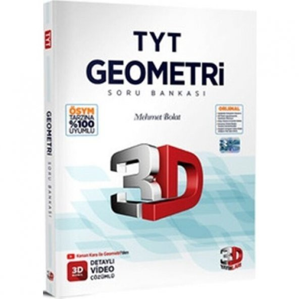 3D Yayınları Tyt Geometri Tamamı Video Çözümlü Soru Bankası