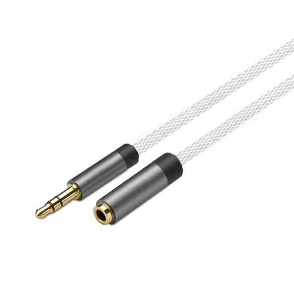 Tiger AUX Kablo 3.5mm Male to 3.5mm Female 1mt TAX-201 - 2