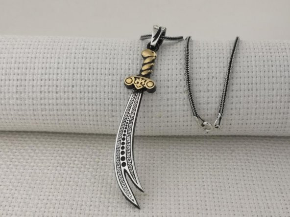 Zülfikar Kılıç Tasarımlı 925 Ayar Gümüş Kolye - Resim 3