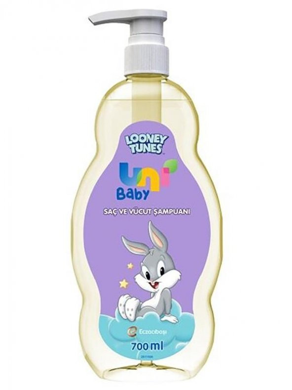 Uni Baby Saç Ve Vücut Şampuanı Looney Tunes 700 Ml Yeni