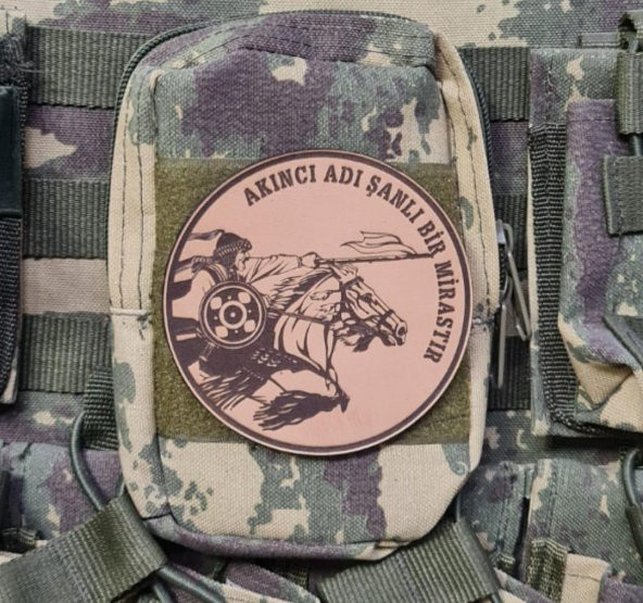 AKINCI Deri PEÇ  -Arma - Leather Patch - Resim 3
